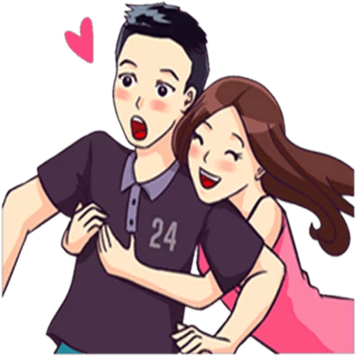 😲 Стикер «He Loves Her» для Telegram