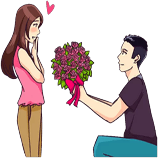 💐 Стикер «He Loves Her» для Telegram
