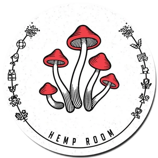 🍄 Стикер «HempRoom?» для Telegram