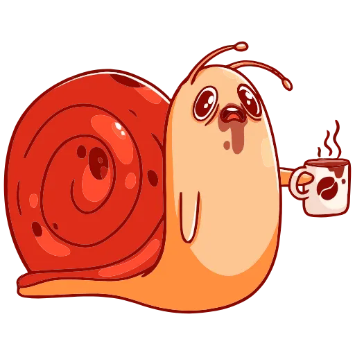☕️ Эмодзи «Улитка Генри» для Telegram