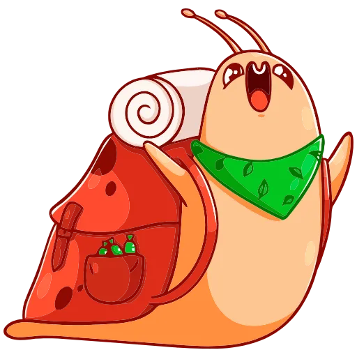 🎒 Эмодзи «Улитка Генри» для Telegram