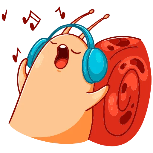 🎧 Эмодзи «Улитка Генри» для Telegram