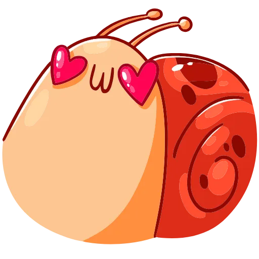 😍 Эмодзи «Улитка Генри» для Telegram