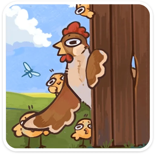 🌟 Стикер «Курочки» для Telegram