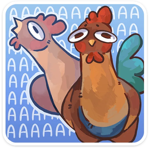 🌟 Стикер «Курочки» для Telegram
