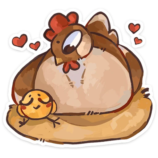 🌟 Стикер «Курочки» для Telegram