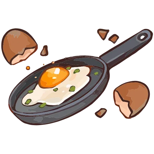 🍳 Эмодзи «Курочки» для Telegram