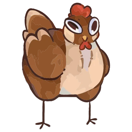 😶 Эмодзи «Курочки» для Telegram