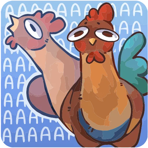 😫 Эмодзи «Курочки» для Telegram