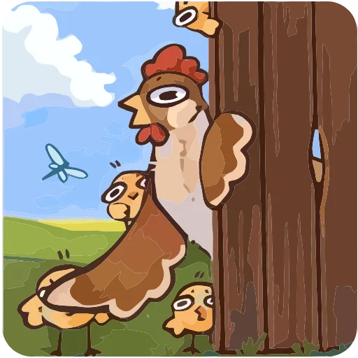 👀 Эмодзи «Курочки» для Telegram