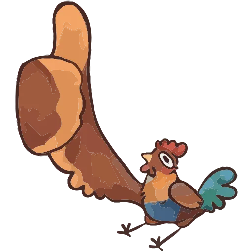 👍 Эмодзи «Курочки» для Telegram