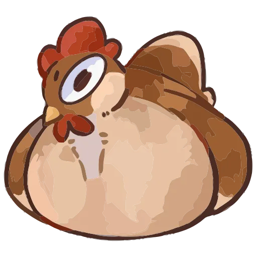 😬 Эмодзи «Курочки» для Telegram