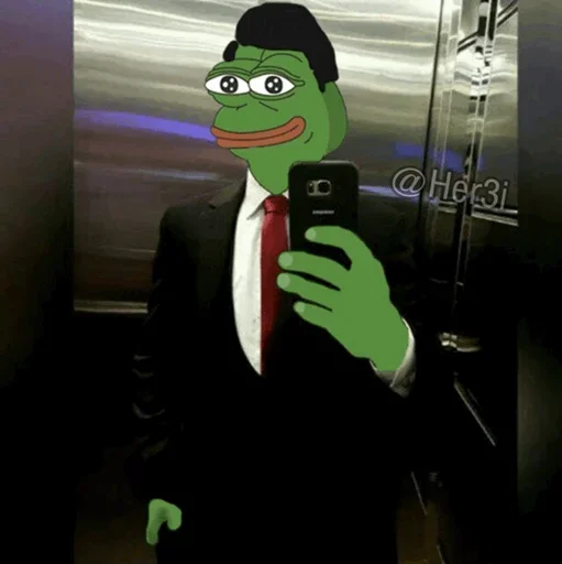 🐸 Стикер «Pepe ? -» для Telegram