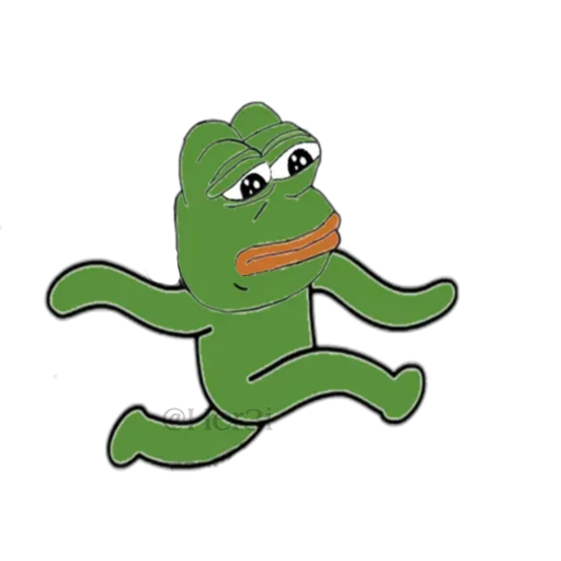 🐸 Стикер «Pepe ? -» для Telegram