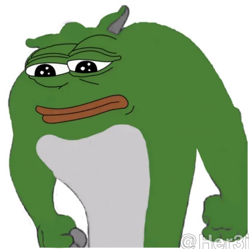 🐸 Стикер «Pepe ? -» для Telegram