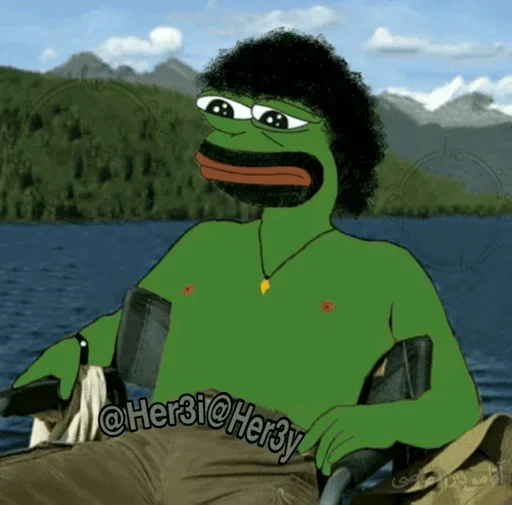 🐸 Стикер «Pepe ? -» для Telegram