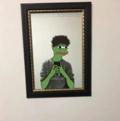 🐸 Стикер «Pepe ? -» для Telegram