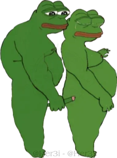 🐸 Стикер «Pepe ? -» для Telegram