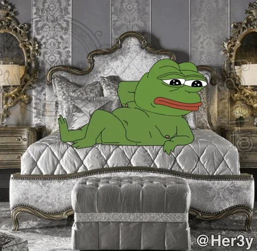 🐸 Стикер «Pepe ? -» для Telegram