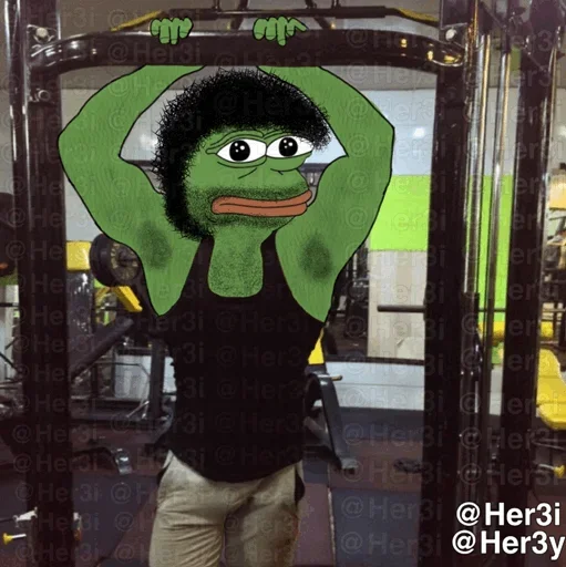 🐸 Стикер «Pepe ? -» для Telegram