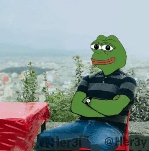 🐸 Стикер «Pepe ? -» для Telegram