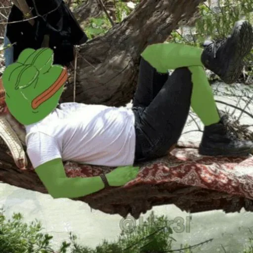 🐸 Стикер «Pepe ? -» для Telegram