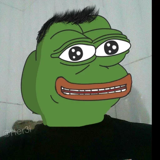 🐸 Стикер «Pepe ? -» для Telegram