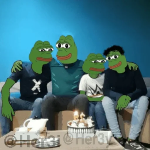 🐸 Стикер «Pepe ? -» для Telegram