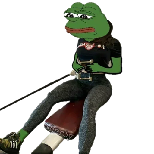 🐸 Стикер «Pepe ? -» для Telegram
