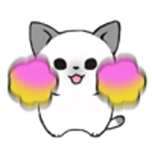 🥳 Эмодзи «Kitty Kitty» для Telegram