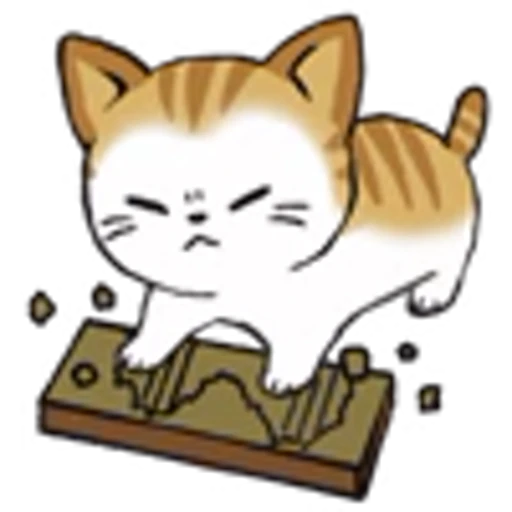 😖 Эмодзи «Kitty Kitty» для Telegram