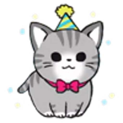 🥳 Эмодзи «Kitty Kitty» для Telegram