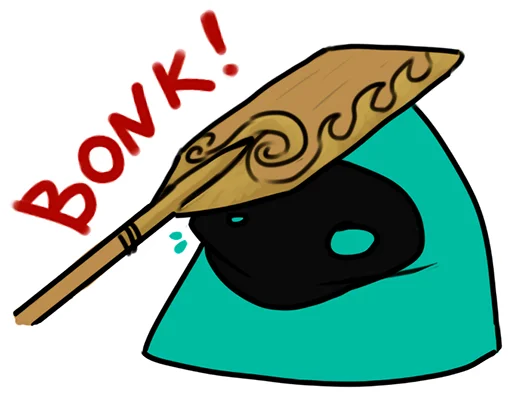 👊 Стикер «Стигийский Убер-лодочник» для Telegram