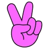 ✌️ Эмодзи «HERE» для Telegram