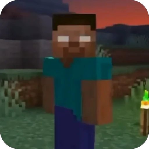 ◻️ Стикер «Herobrine» для Telegram