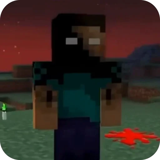 🔳 Стикер «Herobrine» для Telegram