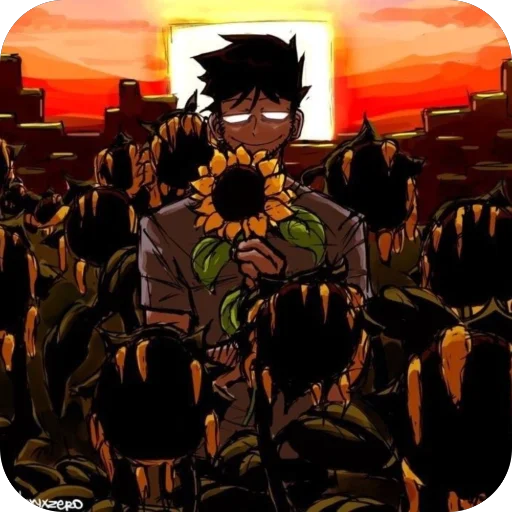 ❤ Стикер «Herobrine» для Telegram