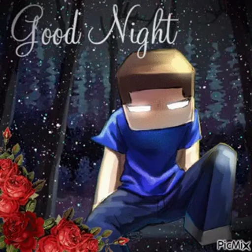 🌌 Стикер «Herobrine» для Telegram
