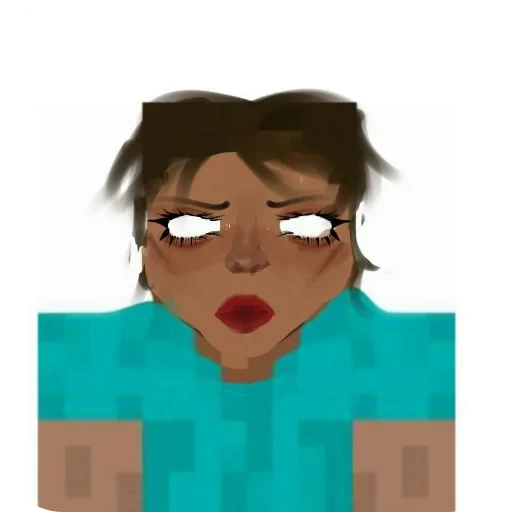 👄 Стикер «Herobrine» для Telegram