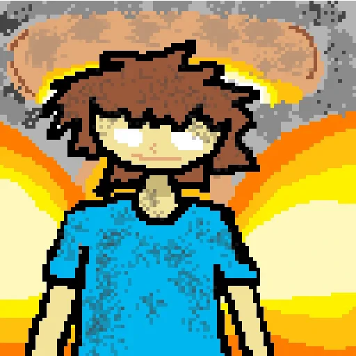 👕 Стикер «Herobrine» для Telegram