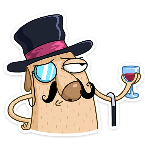 🍷 Стикер «Герои мышки и клавы» для Telegram