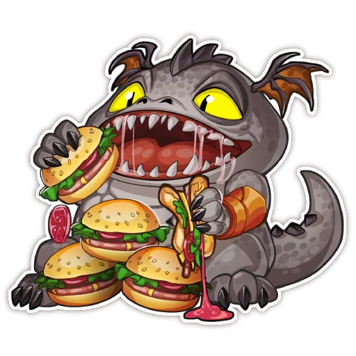 🍔 Стикер «Хроники Хаоса / Hero Wars» для Telegram