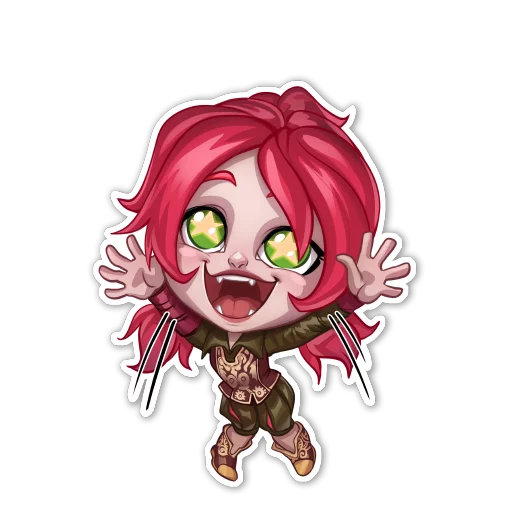 🤗 Стикер «Хроники Хаоса / Hero Wars» для Telegram