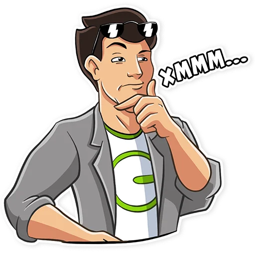 🤔 Стикер «Hevelsolar» для Telegram