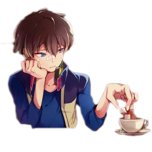 ☕️ Стикер «(Э.Н.Д)ツ Аки (No 2)» для Telegram