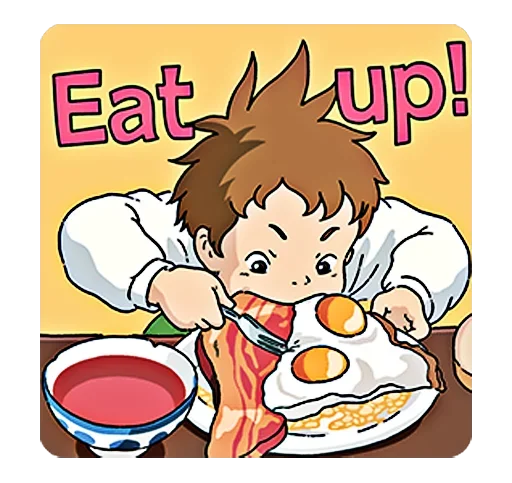 😫 Стикер «howlnougokushiro» для Telegram
