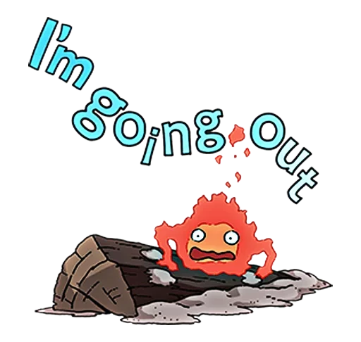 😕 Стикер «howlnougokushiro» для Telegram