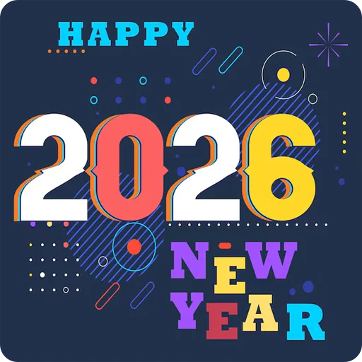 👋 Стикер «Hello 2026» для Telegram