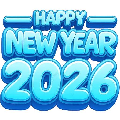 👋 Стикер «Hello 2026» для Telegram