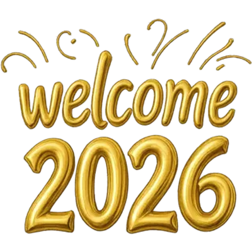 👋 Стикер «Hello 2026» для Telegram